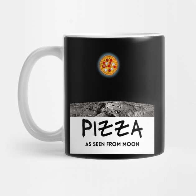 Pizza Night (in black) | Funny Pizza by Cosmic Story Designer